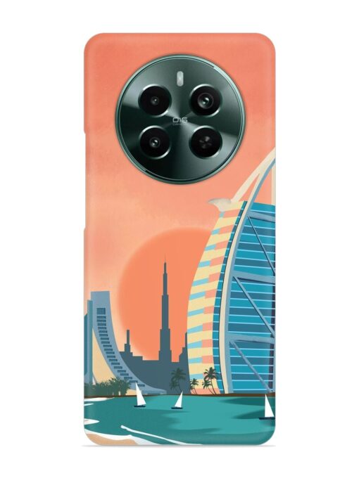 Dubai Architectural Scenery Snap Case for Realme 12 Plus (5G) Zapvi