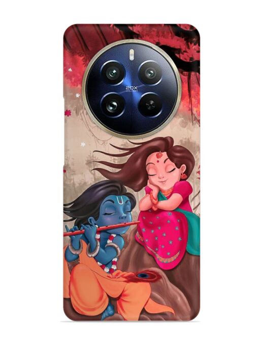 Radhe Krishna Water Art Snap Case for Realme 12 Pro Plus (5G) Zapvi