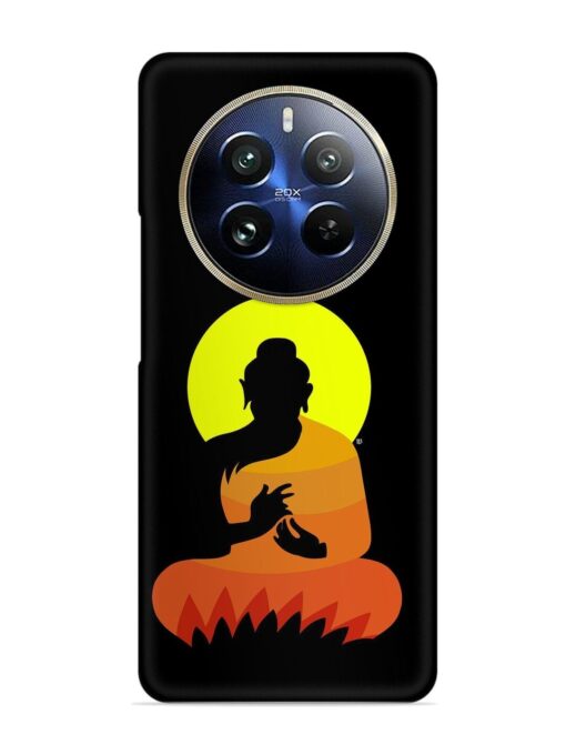 Buddha Art Black Snap Case for Realme 12 Pro Plus (5G) Zapvi