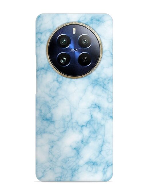 Blue White Natural Marble Snap Case for Realme 12 Pro Plus (5G) Zapvi