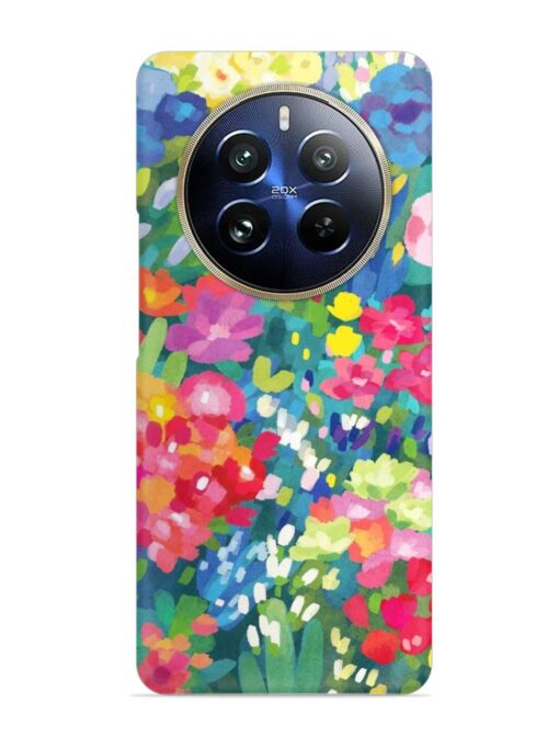 Watercolor Flower Art Snap Case for Realme 12 Pro Plus (5G) Zapvi