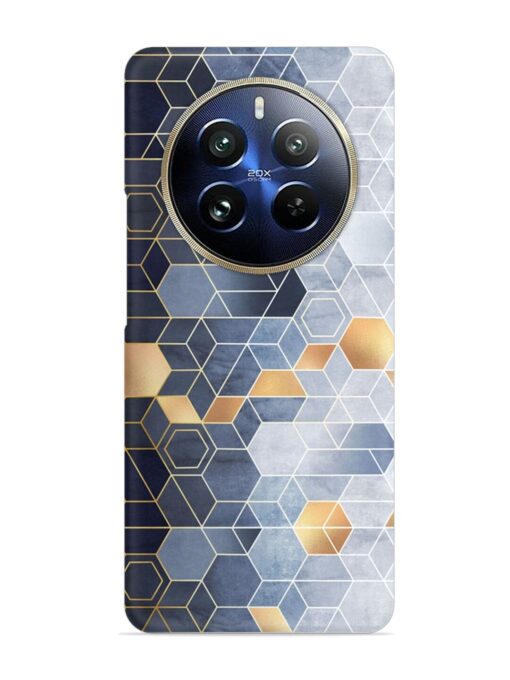 Geometric Abstraction Hexagons Snap Case for Realme 12 Pro Plus (5G) Zapvi