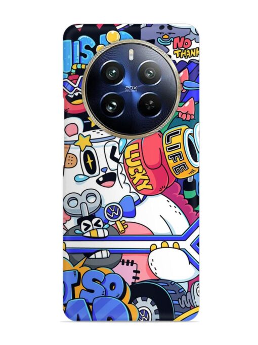 Universal Doodle Snap Case for Realme 12 Pro Plus (5G) Zapvi