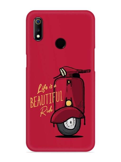 Life Is Beautiful Rides Snap Case for Realme 3 Pro Zapvi