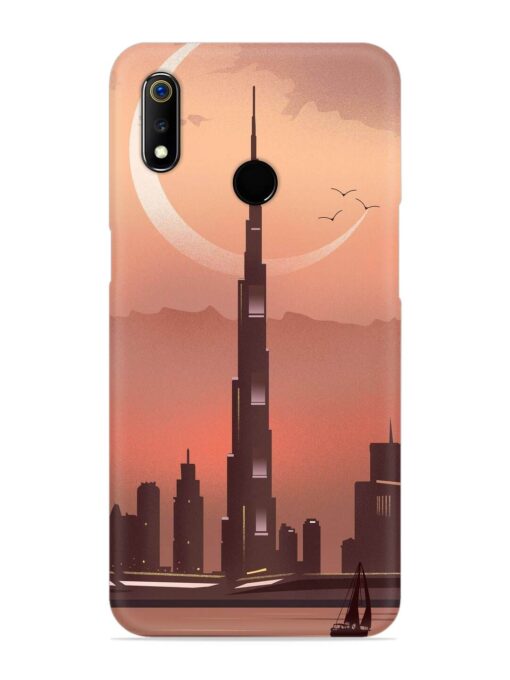 Landmark Burj Khalifa Snap Case for Realme 3 Pro Zapvi