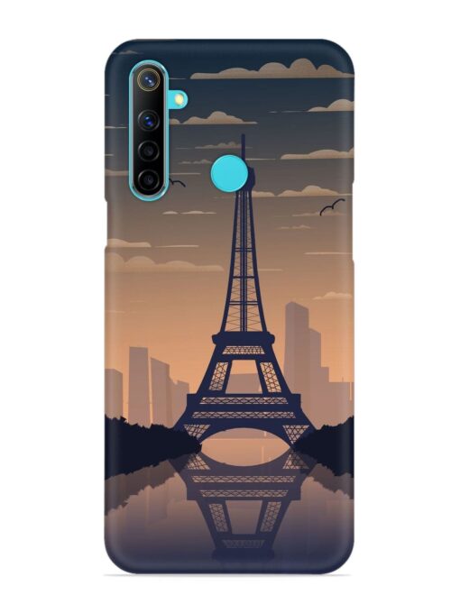 France Paris Eiffel Tower Gradient Snap Case for Realme 5 Zapvi