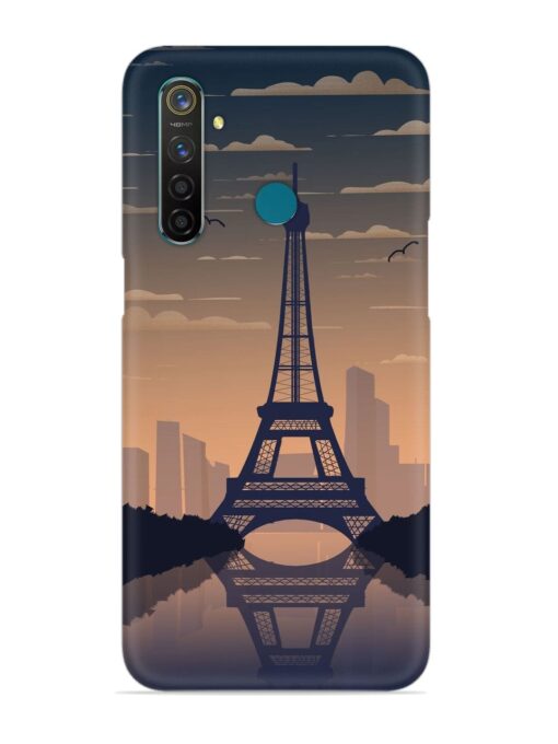 France Paris Eiffel Tower Gradient Snap Case for Realme 5 Pro Zapvi