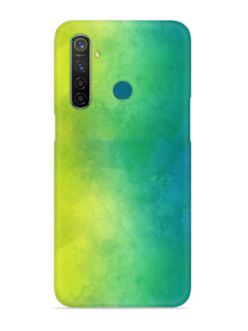 Yellow Green Gradient Snap Case for Realme 5 Pro Zapvi
