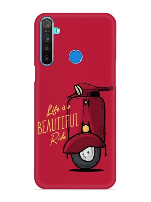 Life Is Beautiful Rides Snap Case for Realme 5S Zapvi