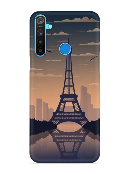 France Paris Eiffel Tower Gradient Snap Case for Realme 5S Zapvi