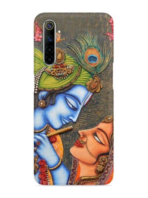 Lord Radha Krishna Flute Art Snap Case for Realme 6 Zapvi
