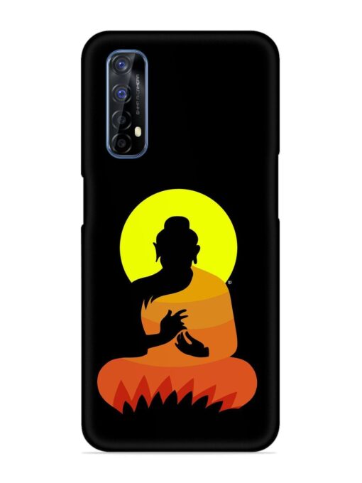 Buddha Art Black Snap Case for Realme 7 Zapvi