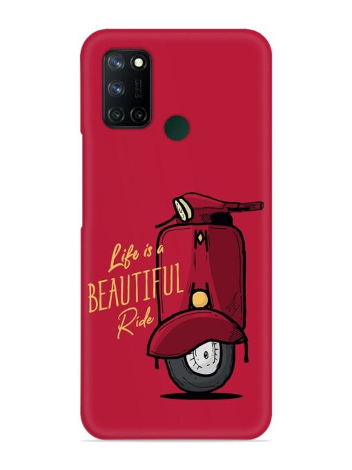 Life Is Beautiful Rides Snap Case for Realme 7I Zapvi