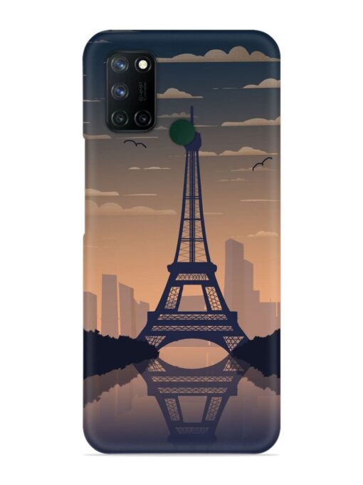 France Paris Eiffel Tower Gradient Snap Case for Realme 7I Zapvi