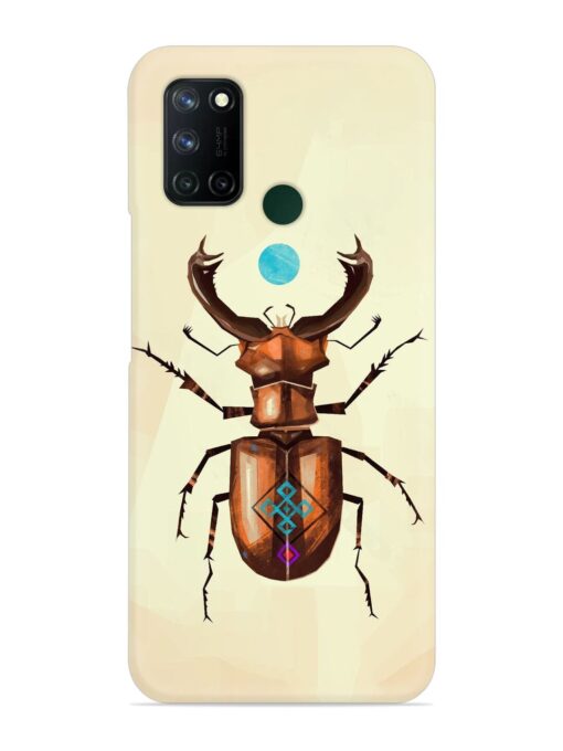 Stag Beetle Vector Snap Case for Realme 7I Zapvi