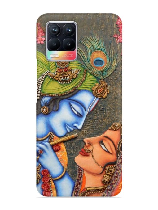 Lord Radha Krishna Flute Art Snap Case for Realme 8 (4G) Zapvi