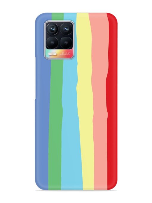 Rainbow Premium Shade Snap Case for Realme 8 (4G) Zapvi