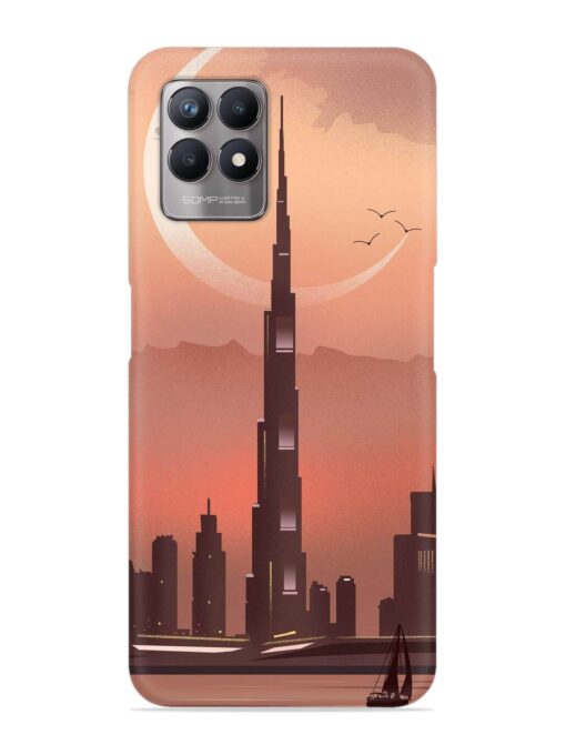 Landmark Burj Khalifa Snap Case for Realme 8I Zapvi