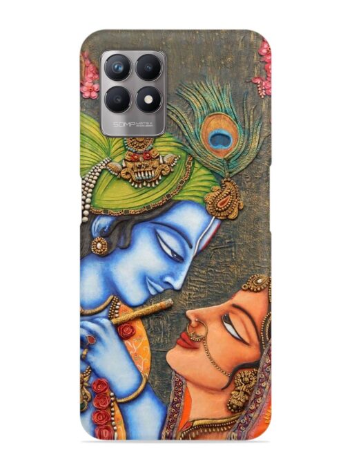 Lord Radha Krishna Flute Art Snap Case for Realme 8I Zapvi