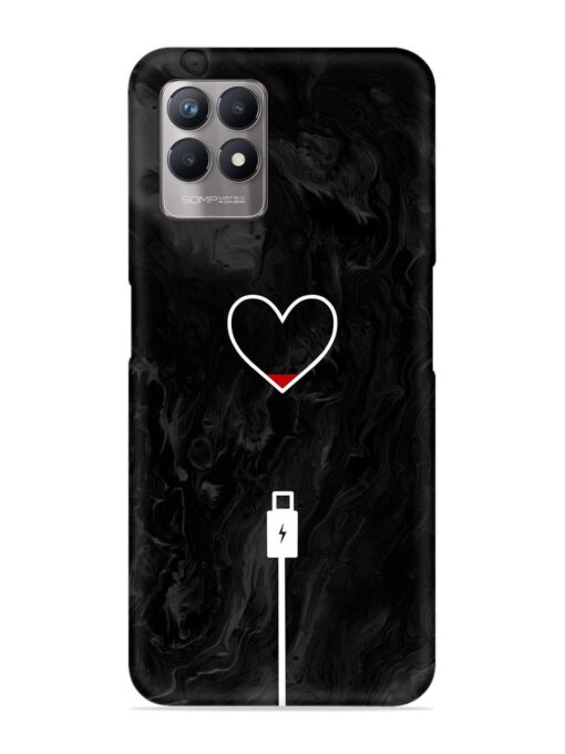 Heart Charging Vector Snap Case for Realme 8I Zapvi