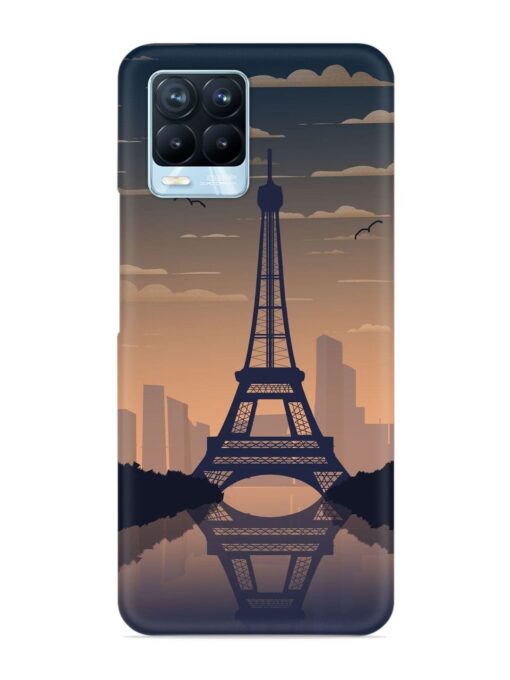 France Paris Eiffel Tower Gradient Snap Case for Realme 8 Pro Zapvi
