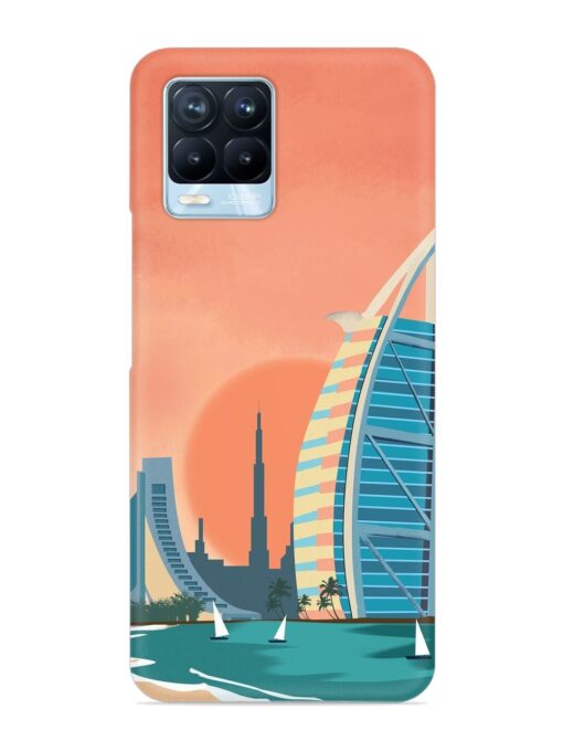 Dubai Architectural Scenery Snap Case for Realme 8 Pro Zapvi