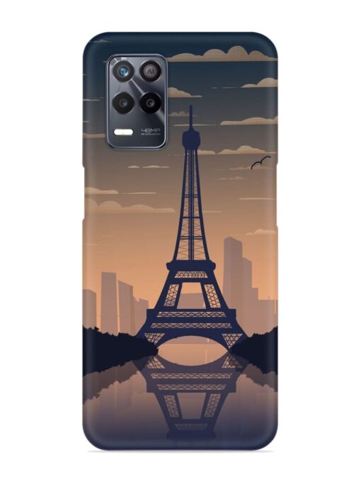 France Paris Eiffel Tower Gradient Snap Case for Realme 8S (5G) Zapvi