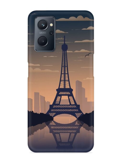 France Paris Eiffel Tower Gradient Snap Case for Realme 9I (4G) Zapvi