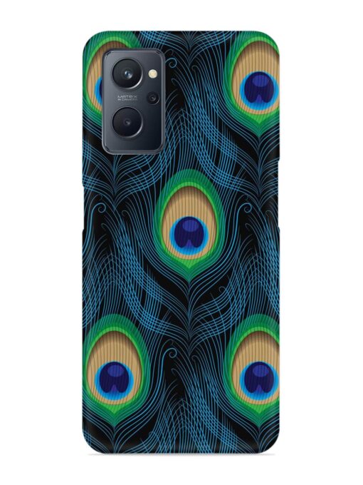 Seamless Pattern Peacock Snap Case for Realme 9I (4G) Zapvi