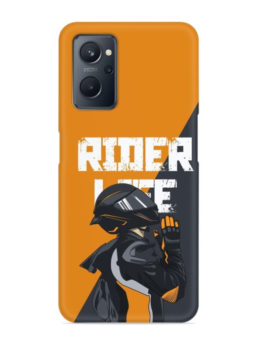 Rider Life Snap Case for Realme 9I (4G) Zapvi