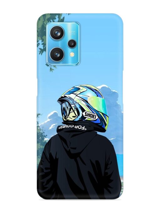 Rider With Helmet Snap Case for Realme 9 Pro Plus (5G) Zapvi