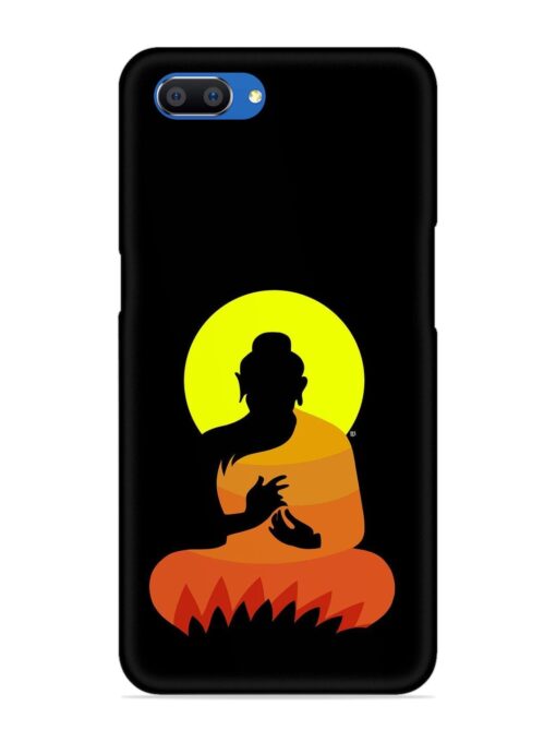 Buddha Art Black Snap Case for Realme C1 Zapvi