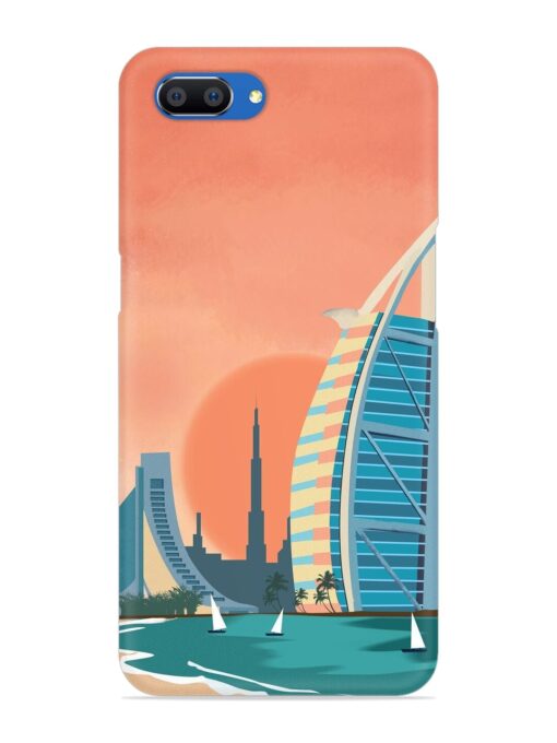 Dubai Architectural Scenery Snap Case for Realme C1 Zapvi