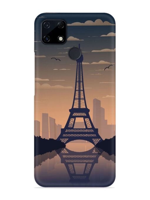 France Paris Eiffel Tower Gradient Snap Case for Realme C25S Zapvi