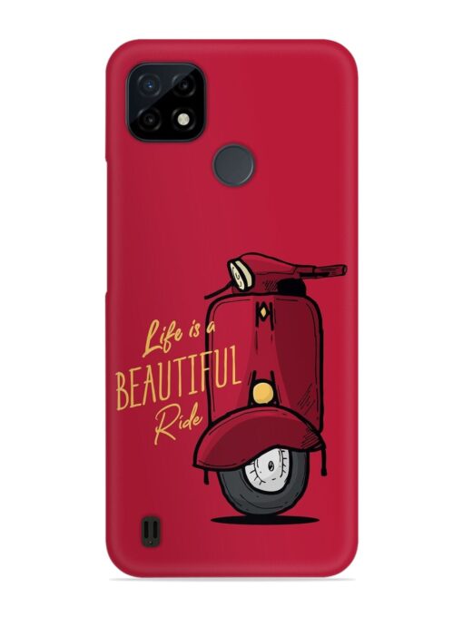 Life Is Beautiful Rides Snap Case for Realme C25Y Zapvi