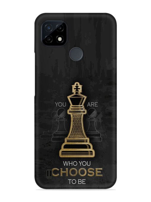 You Are Who Choose To Be Snap Case for Realme C25Y Zapvi