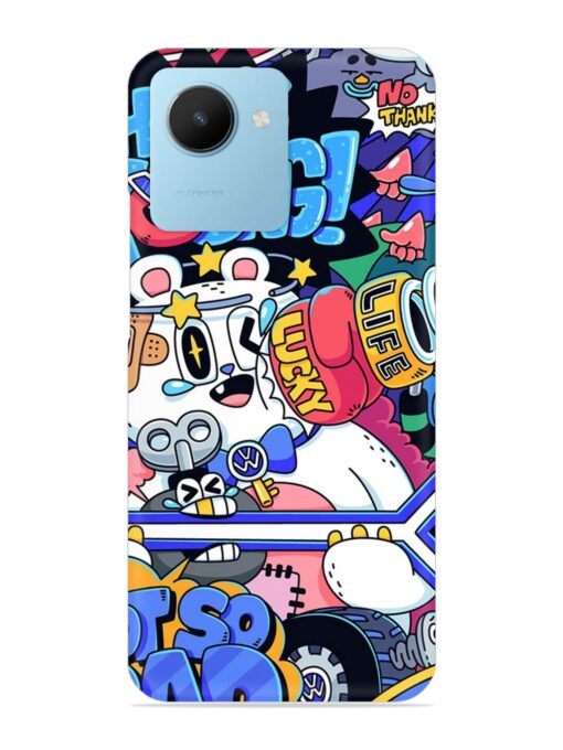 Universal Doodle Snap Case for Realme C30S Zapvi