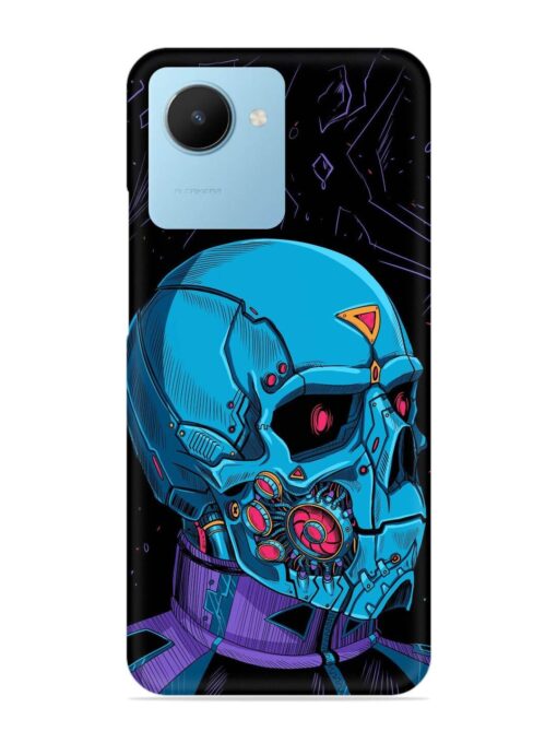 Skull Robo Vector Snap Case for Realme C30S Zapvi