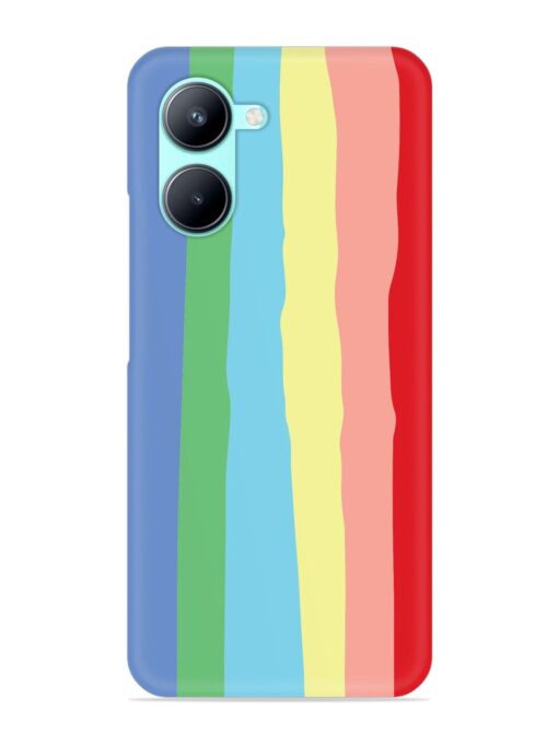 Rainbow Premium Shade Snap Case for Realme C33 Zapvi