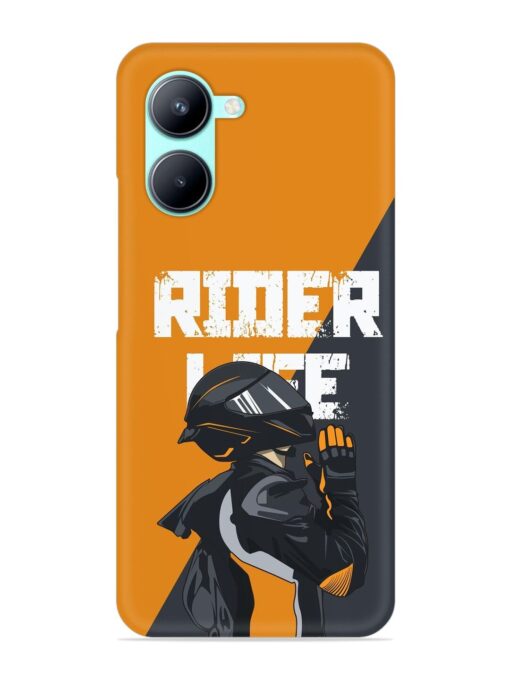Rider Life Snap Case for Realme C33 Zapvi