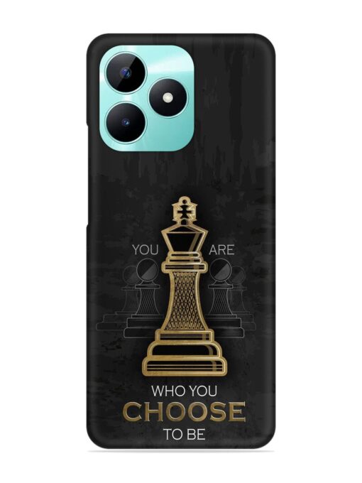 You Are Who Choose To Be Snap Case for Realme C51 Zapvi