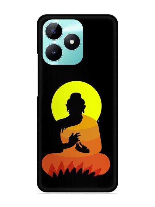 Buddha Art Black Snap Case for Realme C51 Zapvi