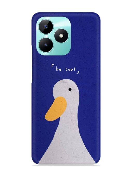 Be Cool Duck Snap Case for Realme C51 Zapvi