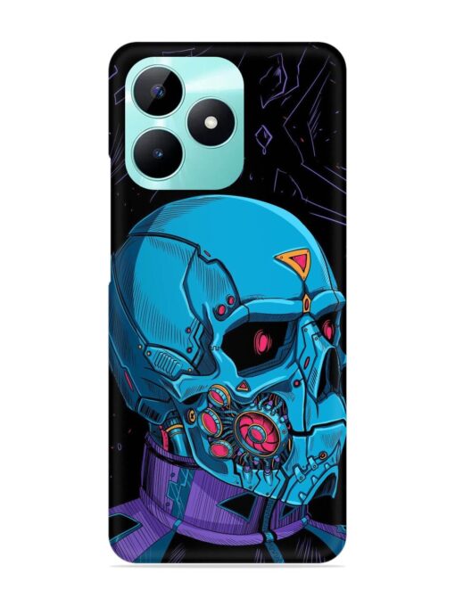 Skull Robo Vector Snap Case for Realme C51 Zapvi