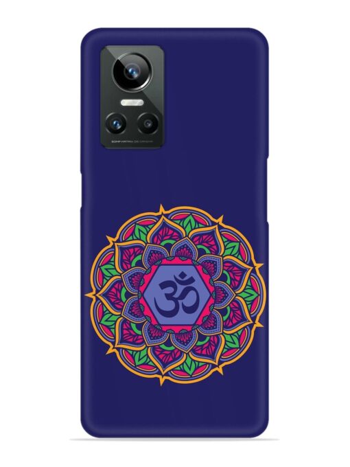 Om Mandala Art Blue Snap Case for Realme Gt Neo 3 Zapvi