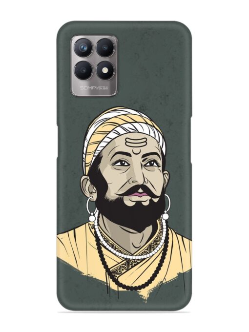 Shivaji Maharaj Vector Art Snap Case for Realme Narzo 50 (4G) Zapvi