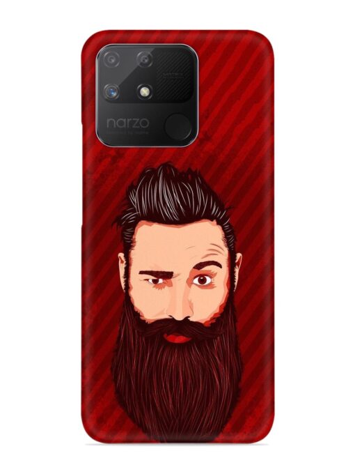 Beardo Man Snap Case for Realme Narzo 50A Zapvi