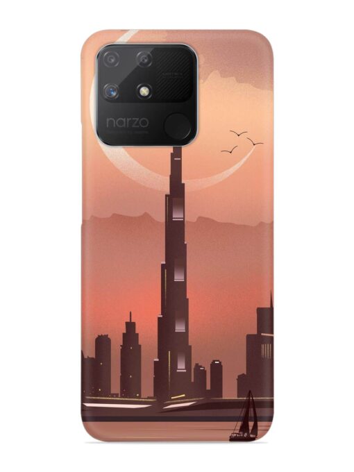 Landmark Burj Khalifa Snap Case for Realme Narzo 50A Zapvi