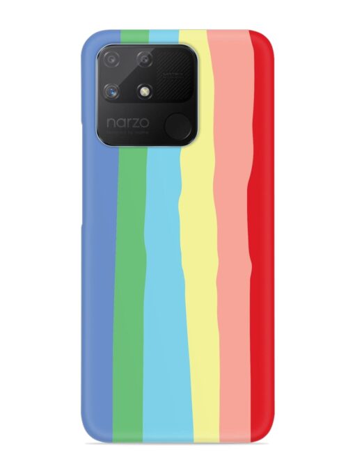Rainbow Premium Shade Snap Case for Realme Narzo 50A Zapvi