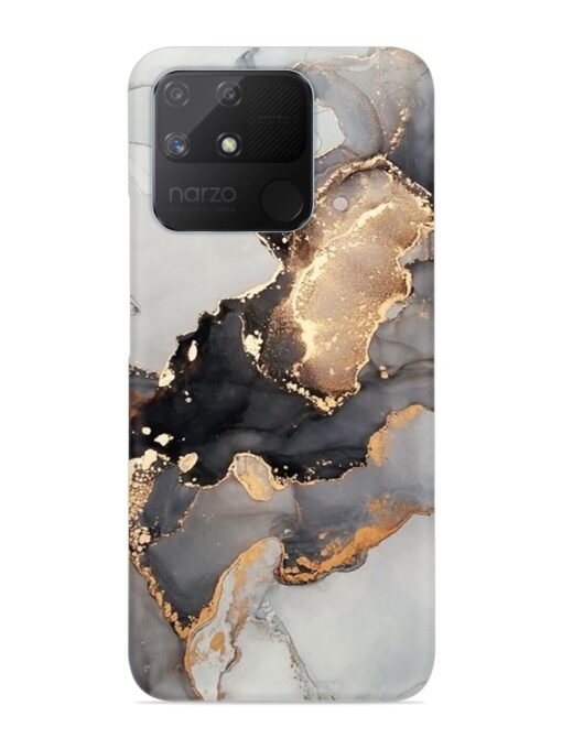 Luxury Abstract Fluid Snap Case for Realme Narzo 50A Zapvi